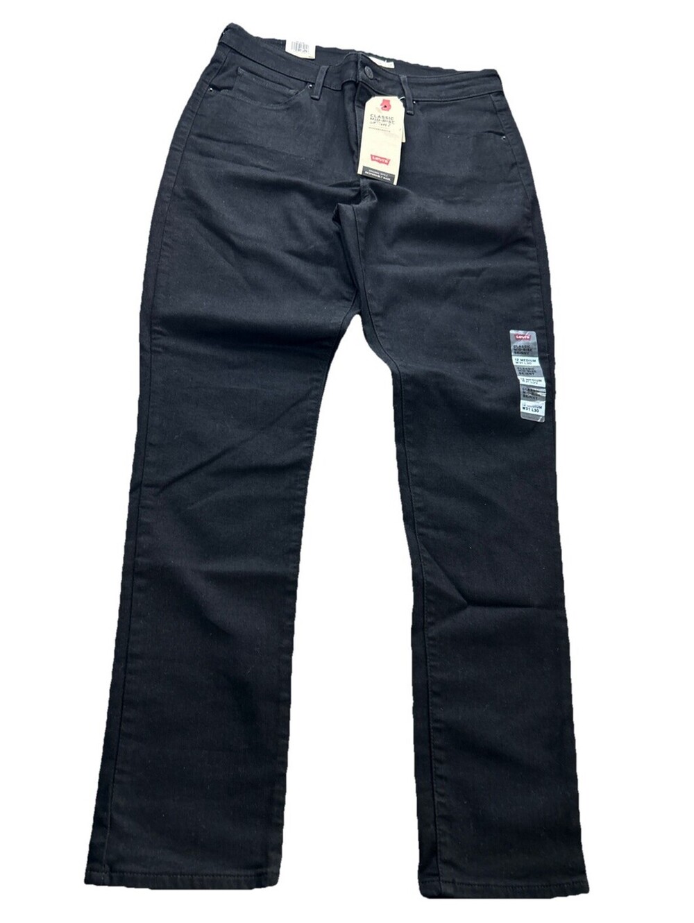 Levi’s Classic Women’s Jeans 12 Black Mid Rise Skinny 31x30